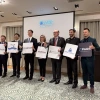 Representatives from the organizations forming the Silicon Photonics at Arizona-Kaohsiung Center announce the partnership's launch.